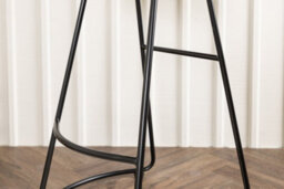 Ozark Bar Chair 2-Pack -Pine Barstool With Blacklegs-D41Xw48Xh74Cm,seat Height 74Cm - thumbnail 6
