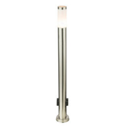 Luminosa Lighting Luminosa Boston Outdoor Bollard Stainless Steel Ip44 1X E27 3000K - thumbnail 1
