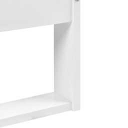 Beliani Bed Without Headboard Pine Wood Talairan 160 X 200 Cm (Eu King Size) White - thumbnail 5