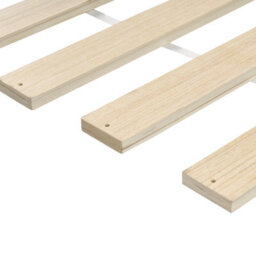 Beliani Bed Without Headboard Pine Wood Talairan 160 X 200 Cm (Eu King Size) White - thumbnail 8