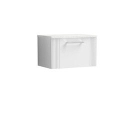 Nuie 600 W/h Single Drawer Vanity & Laminate Top - thumbnail 1