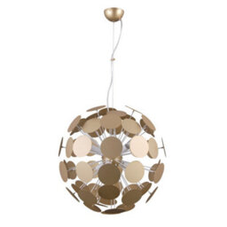 Luminosa Lighting Luminosa Modern Hanging Pendant White, Golden 6 Light , E14 - thumbnail 2