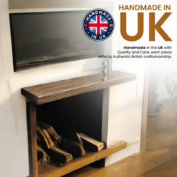 Mkgt Handmade Solid Wood Floating Shelf With Hidden Brackets 45mm Thick Wall Shelf (Walnut, 70Cm) - thumbnail 3