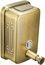 Wall-Mounted Soap Dispenser For Bathroom, Kitchen, Market, Hotel, Restaurant (800 Ml) In Bronze - thumbnail 2