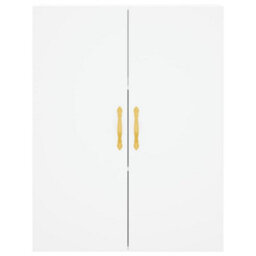 Berkfield Highboard White 69.5X34X180 Cm Engineered Wood - thumbnail 6
