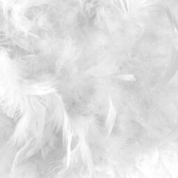 Happy Homewares Contemporary White Feather Pendant Light Shade With Transparent Acrylic Droplets - thumbnail 3