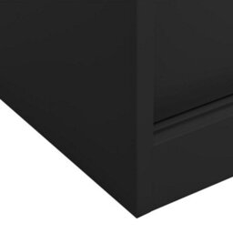 Vidaxl Office Cabinet With Sliding Door Anthracite 90X40X90 Cm Steel - thumbnail 6