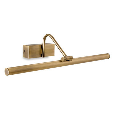 Luminosa Lighting Luminosa Led 1 Light Picture Wall Light Antique Brass