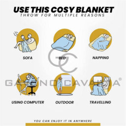 Gc Gaveno Cavailia Fluffy Pop Throw 150X200Cm Ochre Lightweight Honeycomb Blanket For Bed Settee Throws For Sofas Couch Chair - thumbnail 4
