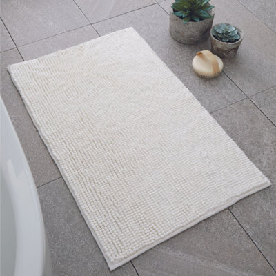 Catherine Lansfield Bathroom Bobble Bath Mat Cream - image 1