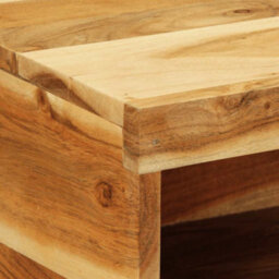 Berkfield Wall-Mounted Tv Cabinet 60X30X19 Cm Solid Wood Acacia - thumbnail 7