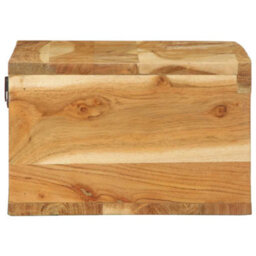 Berkfield Wall-Mounted Tv Cabinet 60X30X19 Cm Solid Wood Acacia - thumbnail 5