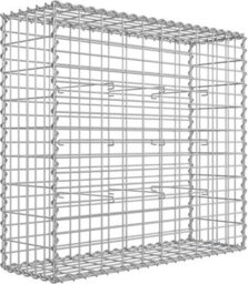 Songmics Gabion Basket Stone Wire Mesh Size 10 X 5Cm Galvanized 100 X 90 X 30Cm Ggb193 - thumbnail 3