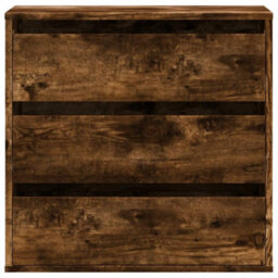 Vidaxl Corner Chest Of Drawers Smoked Oak 60X41X58 Cm Engineered Wood - thumbnail 4