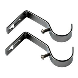 A.unique Home Etched Ball Metal Extendable Curtain Pole With Rings And Fittings (25/28mm) - Black Nickel, 70Cm - 120Cm Approx - thumbnail 7