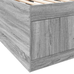 Berkfield Daybed With Drawers Without Mattress Grey Sonoma 90X190 Cm Single - thumbnail 8