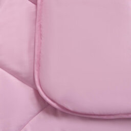 OHS Coverless Duvet 7.5 Tog Pillowcase Quilt Heart Bedding Set, Pink - Double - thumbnail 4