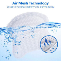 Spa Bath Pillow With Suction Cups, Non-Slip Ergonomic 4D Bathtub Pillow For Head, Shoulder, Neck And Back Support, Fits Any Tub - thumbnail 2