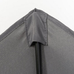 Outsunny 2M Parasol Patio Umbrella, Outdoor Sun Shade With 6 Ribs Dark Grey - thumbnail 8