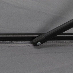 Outsunny 2M Parasol Patio Umbrella, Outdoor Sun Shade With 6 Ribs Dark Grey - thumbnail 9