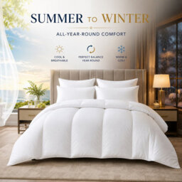 4.5 10.5 13.5 15 Tog All Season Quilt Soft Fluffy Warm Duvet White Quilted Bedding For Single Double King Super King - thumbnail 8