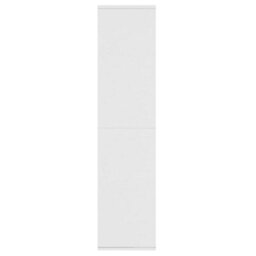 Berkfield Book Cabinet/sideboard White 66X30X130 Cm Engineered Wood - thumbnail 5