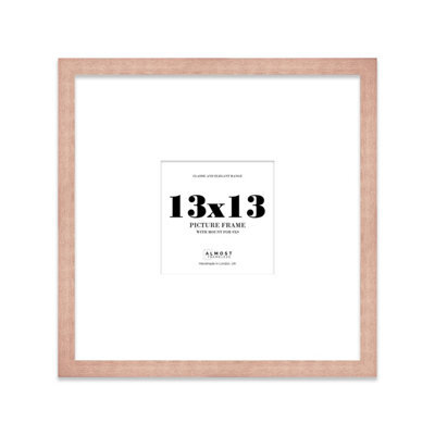 "13X13"" Bronze Picture Frame - 13X13"" Square Frame With 9X9"" Mount For 13X13""/9X9"" Pictures Art Deco Style Room Decor, 1 Pack" - image 1