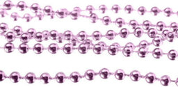 Festive Fix Christmas Tree Beads Baby Pink 9Ft Beaded Garland For Christmas Tree Decorations Durable Reusable Xmas Decor Uk - thumbnail 7