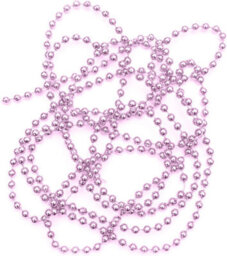 Festive Fix Christmas Tree Beads Baby Pink 9Ft Beaded Garland For Christmas Tree Decorations Durable Reusable Xmas Decor Uk - thumbnail 8