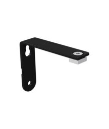 28mm Styleline  Gliding Curtain Pole Set With Ball End - Black, 100Cm - thumbnail 4