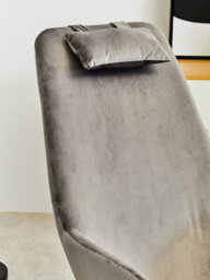 Orsina Grey Velvet Rocking Chair,  Easy To Clean Velvet Accent Chair, Arm And Backrest Support Comfy Armchair - thumbnail 6