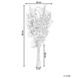 Beliani Artificial Flower Bouquet Argalo 80 Cm Multicolour - thumbnail 3