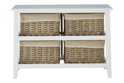 Orsina Stylish Compact 4 Drawers Chest, Modern Chest Of Drawers For Livingroom, Minimalist Storage Chest For Lounge - thumbnail 4
