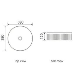 Royal Bathrooms Avenza 800mm Matt White Floor Standing Countertop Bathroom Vanity Unit 2 Drawer With Round Basin - thumbnail 9