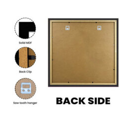 AK Frames 70X70Cm Matte Black Poster Frame - Modern Picture Frame For Wall Art, Prints And Photos - Durable And Stylish Display Frame - thumbnail 2