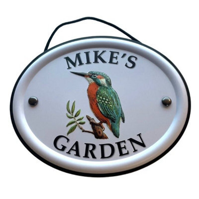 Mulberry Studios Decorative Bird Garden Sign - Mike's Garden