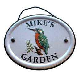 Mulberry Studios Decorative Bird Garden Sign - Mike's Garden