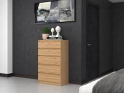 M5 Malwa Chest Of Drawers Artisan Oak - thumbnail 5