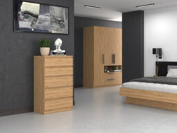 M5 Malwa Chest Of Drawers Artisan Oak - thumbnail 4