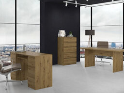 M5 Malwa Chest Of Drawers Artisan Oak - thumbnail 3
