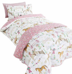 Portfolio Home Horseshow Single Duvet Cover And Pillowcase - thumbnail 2