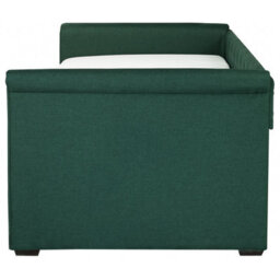 Beliani Trundle Bed Fabric Libourne 90 X 200 Cm (Eu Single) Dark Green - thumbnail 7