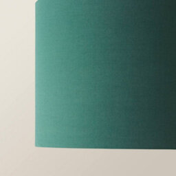 Valuelights Reni Forest Green Fabric Drum Ceiling Lamp Shade (D)35Cm - thumbnail 4