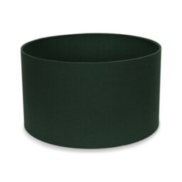 Valuelights Reni Forest Green Fabric Drum Ceiling Lamp Shade (D)35Cm - thumbnail 1