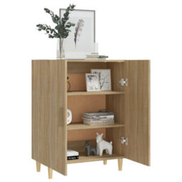 Berkfield Sideboard Sonoma Oak 70X34X90 Cm Engineered Wood - thumbnail 7
