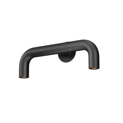 Luminosa Lighting Luminosa Sleek Twin Outdoor Modern Wall Lamp Graphite 3000K 300Lm Ip65 - image 1