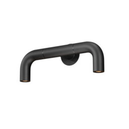 Luminosa Lighting Luminosa Sleek Twin Outdoor Modern Wall Lamp Graphite 3000K 300Lm Ip65 - thumbnail 1