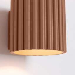 Sollux Lighting Aura Aluminum Mocha 1 Lights Minimalist Wall Light - thumbnail 4