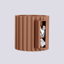 Sollux Lighting Aura Aluminum Mocha 1 Lights Minimalist Wall Light - thumbnail 8