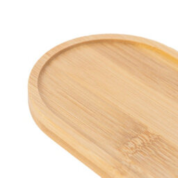 Harbour Housewares Bamboo Soap Dispenser Trays - Brown - Pack Of 2 - thumbnail 4